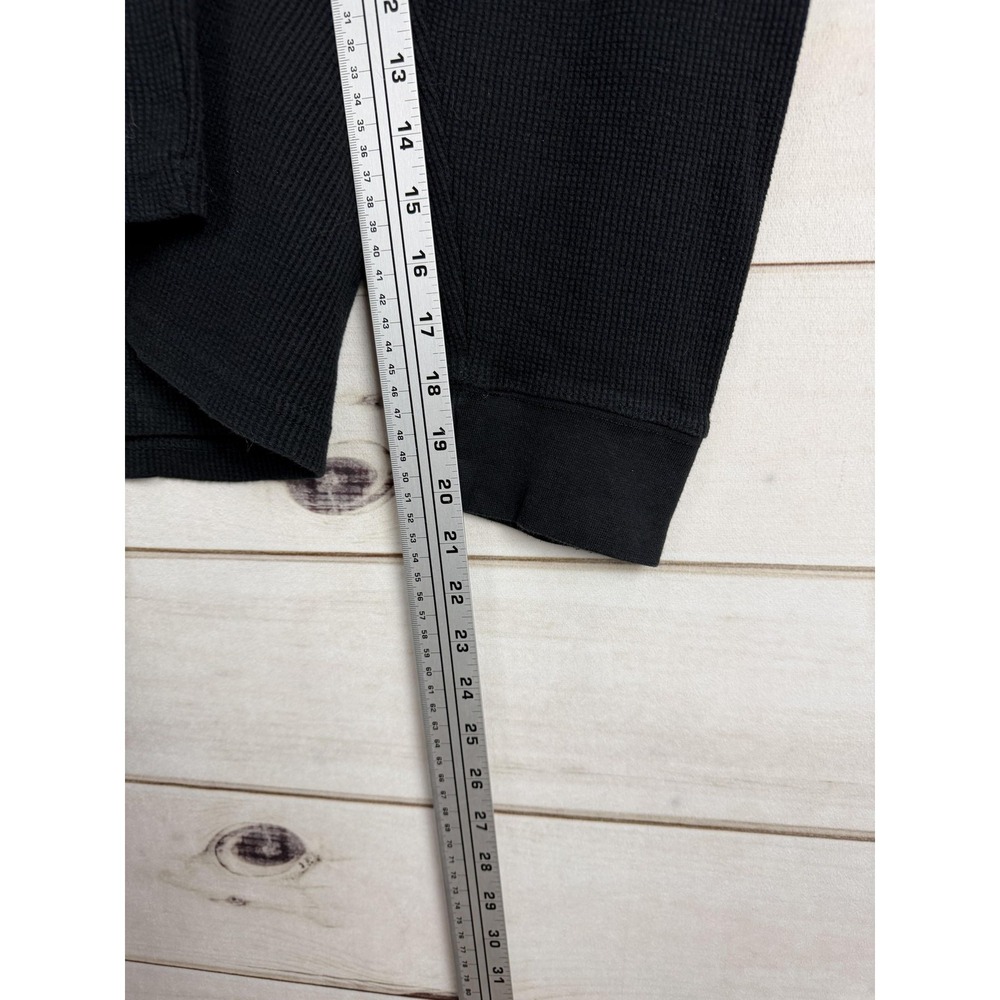 Southpole Shirt Mens 3XB Black Thermal Waffle Long Sleeve Graphic Streetwear - Picture 6 of 7